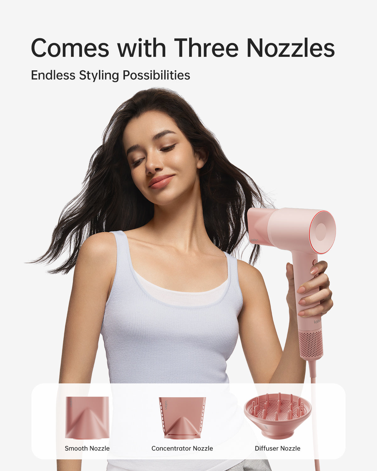 Laifen SE 2 مجفف شعر عالي السرعة - وردي