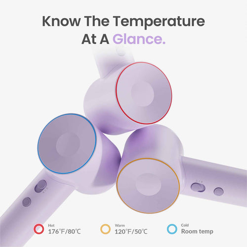 Laifen SE matte purple showing temperature ring indicators