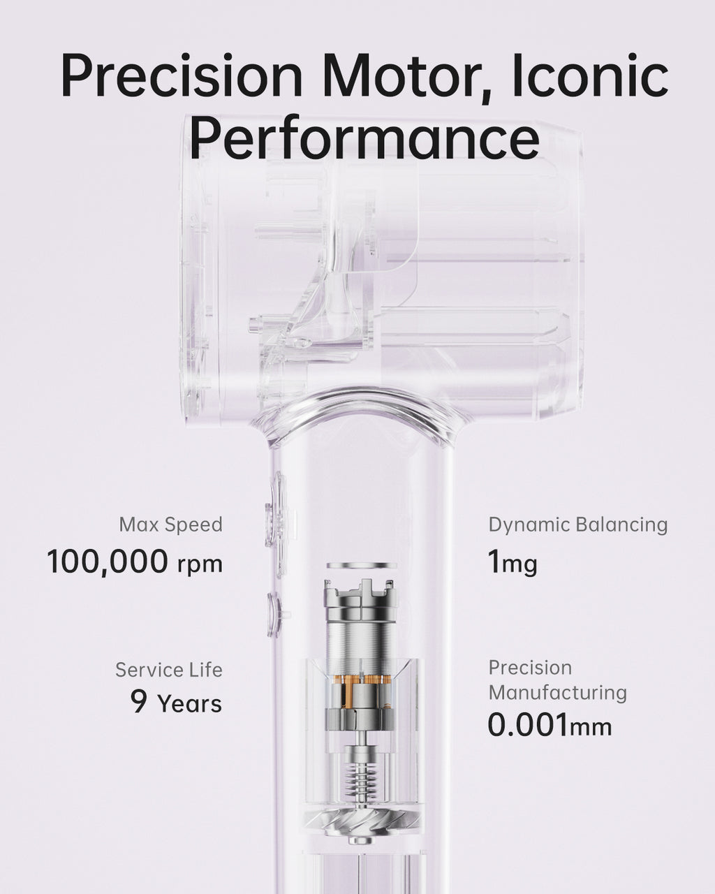 Laifen SE Lite Purple High Speed Motor and Airflow Performance